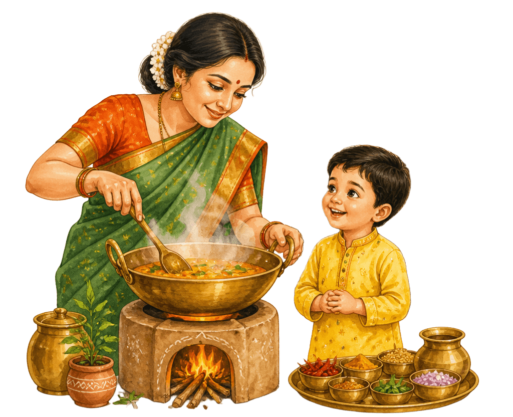 Traditional Indian kitchen spices — the foundation of Eats of India
