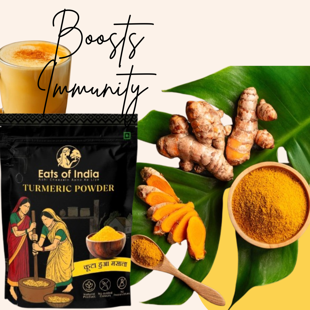 Haldi Powder (कूटा हुआ)