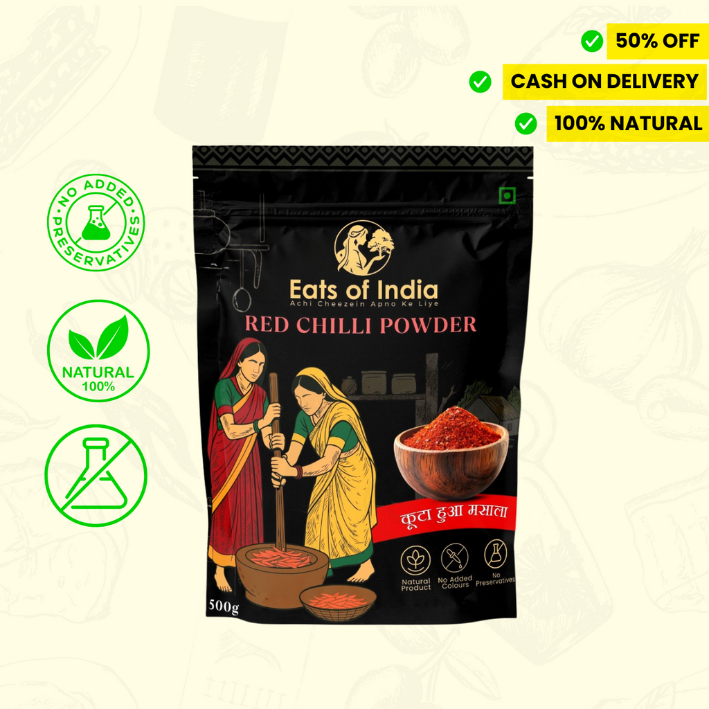 Red Chilli Powder (कुटा हुआ) 500gm